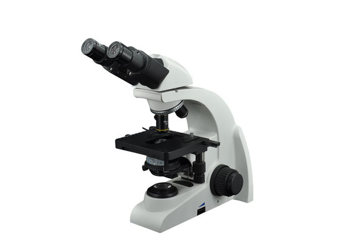 чернота увеличения биологического микроскопа 40-1000С лаборатории 6В 20В белая