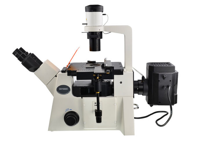 Перевернутая ДСИ5000С оптически стойка фильтра микроскопа Б/Г/В/УВ и перевернутый микроскоп
